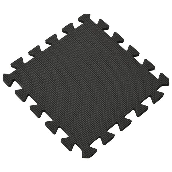 vidaXL Floor Mats 54 pcs 4,86㎡ EVA Foam Black
