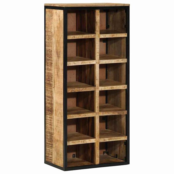 vidaXL Shoe Cabinet Brown 50 x 30 x 110 cm Solid Mango wood