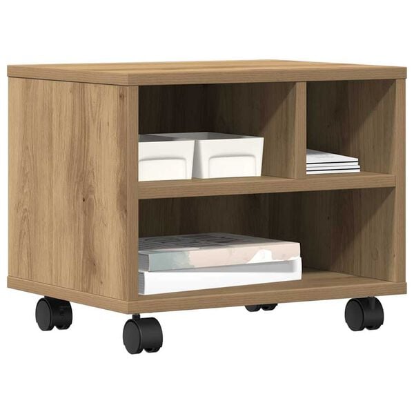 vidaXL Printer Stand Artisan Oak 41 x 32 x 33.5 cm Engineered wood