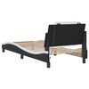 vidaXL Bed Frame Black and White