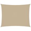 vidaXL Sunshade Sail Oxford Fabric Rectangular 6.6x11.5' Beige