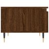 vidaXL Coffee Table Brown oak Engineered wood, metal Medium Coffee Table