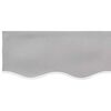 vidaXL Awning Replacement Fabric Light gray 118.11" x 98.43" Canvas