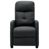 vidaXL Electric Recliner Dark Gray Fabric