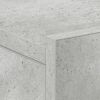 vidaXL Floating Nightstand Concrete Grey Engineered wood Compact