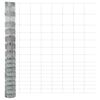 vidaXL Field Fence Silver 82.02 x 3.94 ft Galvanised steel