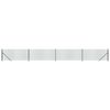 vidaXL Wire Mesh Fence with Flange Green 2.6x32.8'