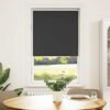 vidaXL Roller Blind Black 100% polyester 33.5 x 51.2 in