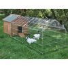 Kerbl Small Animal Outdoor Enclosure Silver Galvanized Metal Large
