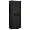 vidaXL Shoe Cabinet Black Powder coated tubes, Non-woven fabric Large