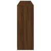 vidaXL Sideboard Set of 3 Brown Oak Engineered wood, Glass 64.2 in wide