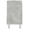 vidaXL Bathroom Cabinet Concrete grey Engineered wood, iron Medium