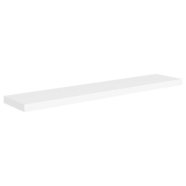vidaXL Wall Shelf Set of 4 White Honeycomb MDF, metal