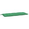 vidaXL Patio Bench Cushions 2pcs Green 120x50x2.8 " Oxford Fabric