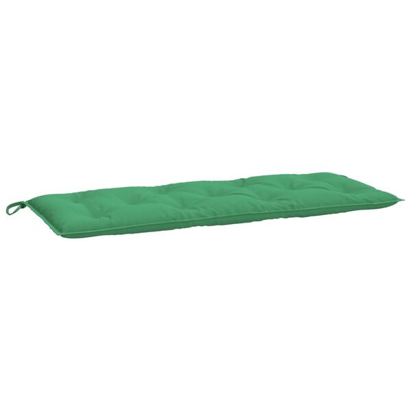 vidaXL Patio Bench Cushions 2pcs Green 120x50x2.8 " Oxford Fabric