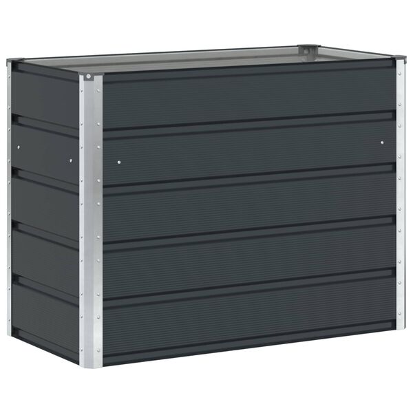 vidaXL Planter Anthracite 480 x 50 x 45 cm Galvanised Steel