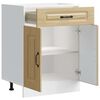 vidaXL Kitchen Base Cabinet Sonoma oak Engineered wood Standard