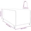 vidaXL Outdoor Furniture Cover 205 x 100 x 70 cm 210D Oxford Fabric