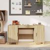 vidaXL Desk Sonoma Oak Engineered Wood Medium Desk Rectangular