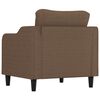 vidaXL Sofa Chair Brown Fabric (100% polyester), metal, textilene Single