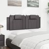 vidaXL Headboard Cushion Gray