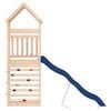 vidaXL Outdoor Playset Pine Wood, Blue Solid Pine Wood, Polypropylene