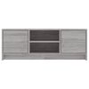 vidaXL TV Cabinet Grey Sonoma Engineered Wood 40.2x11.8x14.8 in
