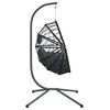 vidaXL Hanging Egg Chair Anthracite