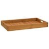 vidaXL Serving Tray 23.6"x13.8" Solid Wood Teak