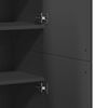 vidaXL Highboard Black 31.5"x13.8"x70.9" Engineered Wood