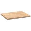vidaXL Kitchen Worktop Oak Solid Oak Wood 31.5x25.0x1.6 in Durable