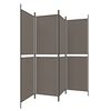vidaXL 4-Panel Room Divider Anthracite 78.7"x70.9" Fabric