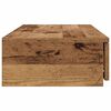 vidaXL Bed Drawers Old Wood 35.43 x 14.37 x 6.50 in Engineered Wood