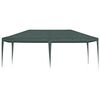 vidaXL Party Tent Green Polyethylene, Steel Large