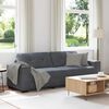 vidaXL 3-Seater Sofa Dark Grey 180 cm Velvet