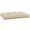 vidaXL Pallet Cushion Beige Fabric (100% polyester) 47.2x31.5x4.7 in