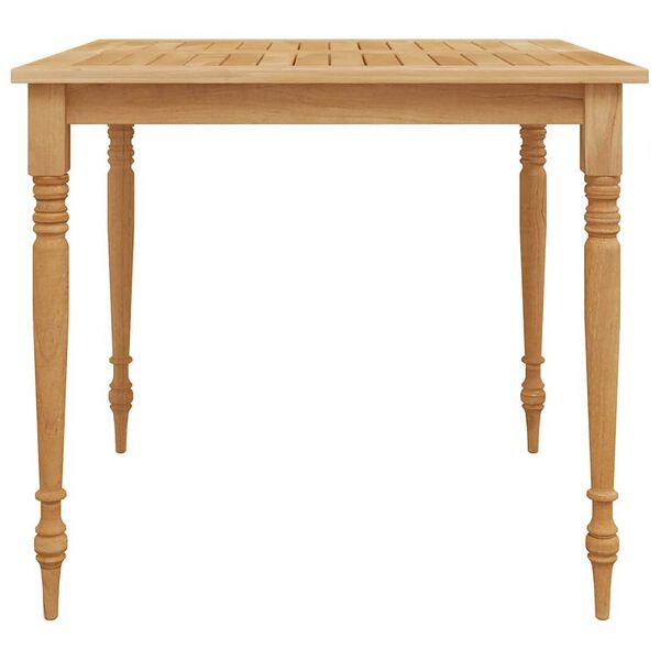 vidaXL Garden Dining Set Teak Solid teak wood Standard Durable
