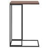 vidaXL Side Table Black Engineered wood, iron Medium Durable