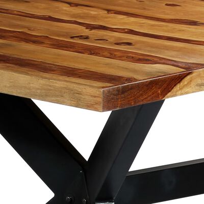 vidaXL Dining Table 78.7"x39.4"x29.5" Solid Sheesham Wood