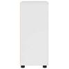 vidaXL Bathroom Cabinet High Gloss White 23.62 x 13.78 x 31.50 in