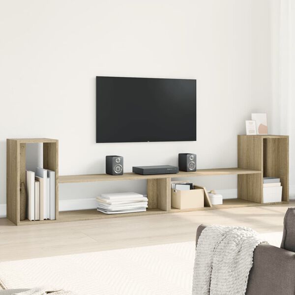 vidaXL TV Cabinet Sonoma Oak Engineered wood Medium TV Cabinet