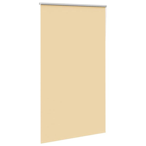 vidaXL Roller Blind Beige Polyester, Aluminum 47.2x90.6 in