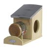 Esschert Design Squirrel Feeder Natural, Grey Spruce wood, Zinc