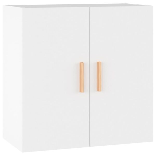 vidaXL Wall Cabinet White Engineered wood 23.6 in Wall Cabinet