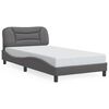 vidaXL Bed Frame Gray