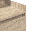 vidaXL Bedside Cabinet Sonoma Oak Engineered Wood Medium Bedside Cabinet