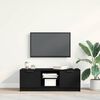 vidaXL TV Cabinet Black Oak 102 x 32 x 35.5 cm Engineered Wood