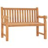 vidaXL Patio Bench with Cushion 47.2" Solid Teak Wood