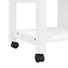 vidaXL Kitchen Trolley MONZA 33.1"x15.7"x34.8" Solid Wood Pine