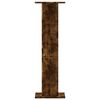 vidaXL Plant Stand Smoked Oak Engineered Wood Large Decorative Inlays